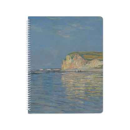 Low Tide at Pourville, near Dieppe by Claude Monet - Spiral Notebook