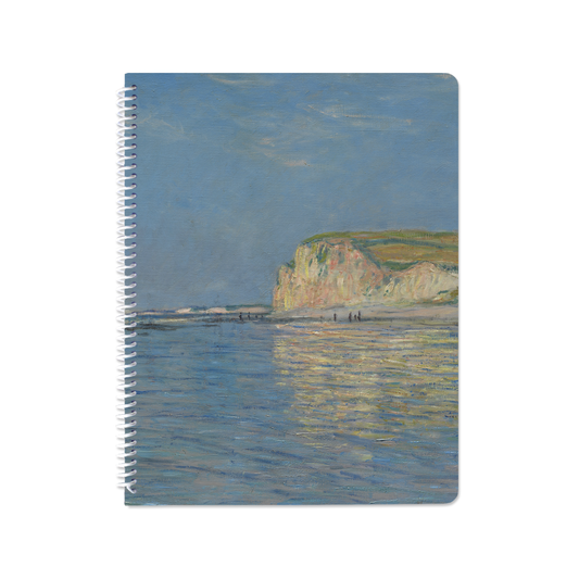 Low Tide at Pourville, near Dieppe by Claude Monet - Spiral Notebook