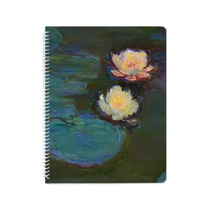 Nympheas by Claude Monet - Spiral Notebook